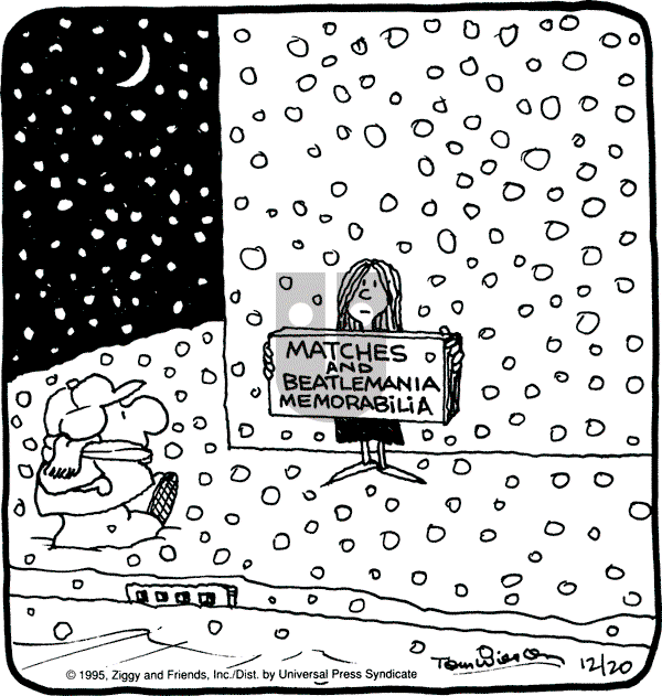 Ziggy - Wednesday December 20, 1995 Comic Strip