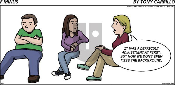 F Minus on Sunday July 21, 2013 Comic Strip