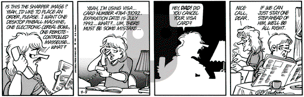 Doonesbury on Monday September 9, 1991 Comic Strip