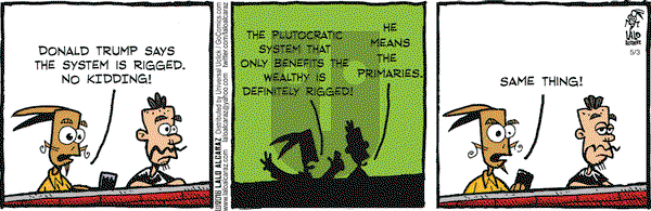 La Cucaracha on Tuesday May 3, 2016 Comic Strip