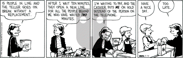 Calvin and Hobbes on Thursday May 14, 2015 Comic Strip