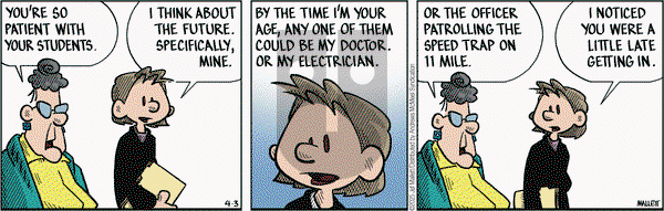 Frazz on Thursday April 3, 2025 Comic Strip