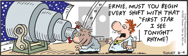 Frank and Ernest - Thursday June 4, 2009 Comic Strip