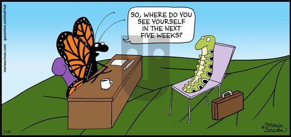 Half Full on Sunday November 9, 2014 Comic Strip