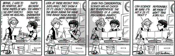 Doonesbury on Thursday July 22, 1976 Comic Strip