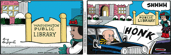 Nancy on Monday March 5, 2018 Comic Strip