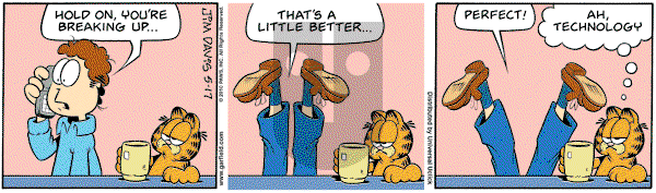 Garfield - Monday May 17, 2010 Comic Strip