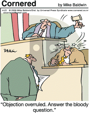 Cornered on Tuesday April 21, 2009 Comic Strip