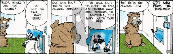 Get Fuzzy on Monday July 23, 2012 Comic Strip