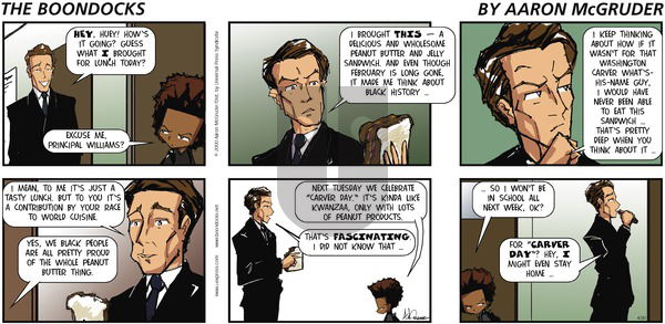 The Boondocks on Sunday April 30, 2000 Comic Strip