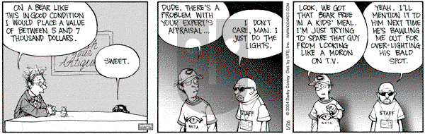 Get Fuzzy on Monday January 26, 2004 Comic Strip
