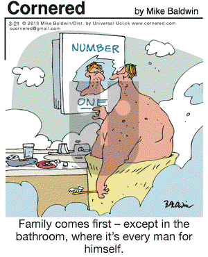 Cornered on Thursday March 21, 2013 Comic Strip