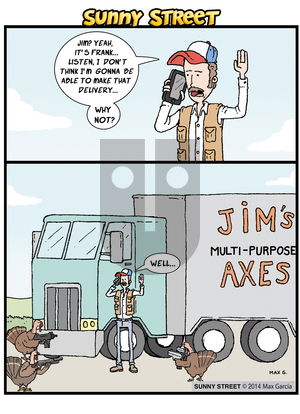 Sunny Street on Wednesday November 26, 2014 Comic Strip