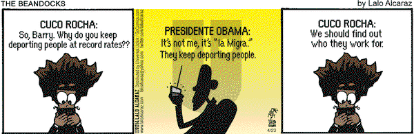 La Cucaracha on Wednesday April 23, 2014 Comic Strip