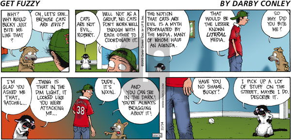 Get Fuzzy on Sunday November 14, 2004 Comic Strip