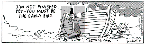 Frank and Ernest on Saturday July 20, 1996 Comic Strip