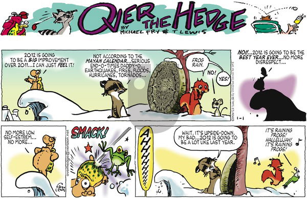 Over the Hedge on Sunday January 1, 2012 Comic Strip
