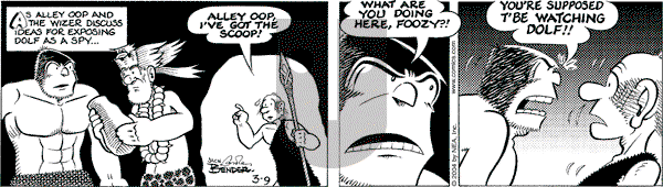 Alley Oop on Tuesday March 9, 2004 Comic Strip