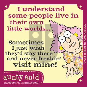 Aunty Acid on Monday January 22, 2018 Comic Strip