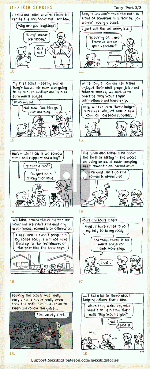 Mexikid Stories on Friday April 28, 2023 Comic Strip