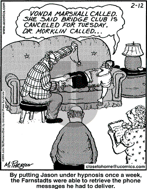 Close to Home - Thursday February 12, 2004 Comic Strip