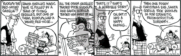 Monty on Friday December 21, 2001 Comic Strip