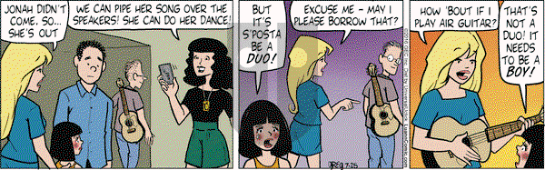 Luann on Monday July 25, 2016 Comic Strip
