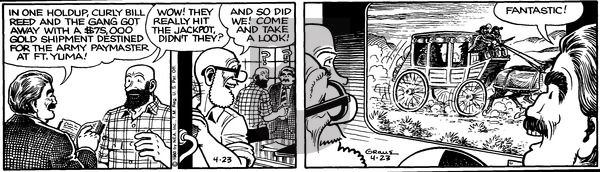 Alley Oop on Wednesday April 23, 1980 Comic Strip