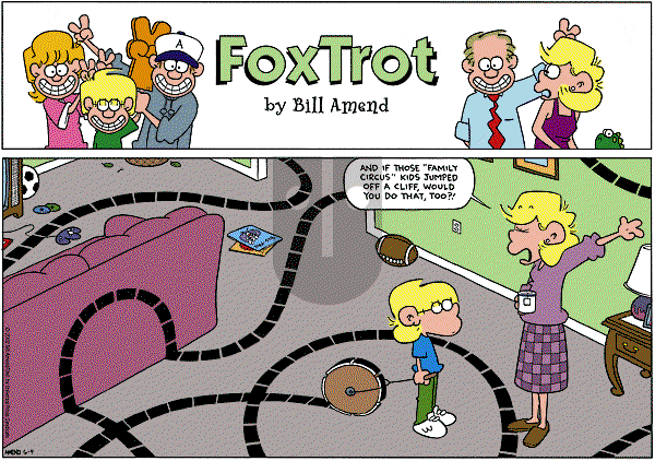 FoxTrot - Sunday June 9, 2002 Comic Strip