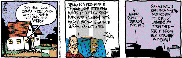 La Cucaracha on Monday October 20, 2008 Comic Strip