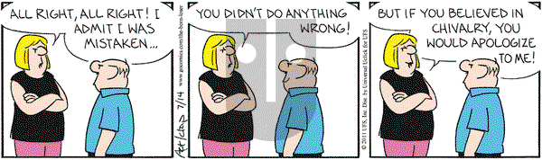The Born Loser on Thursday July 14, 2011 Comic Strip