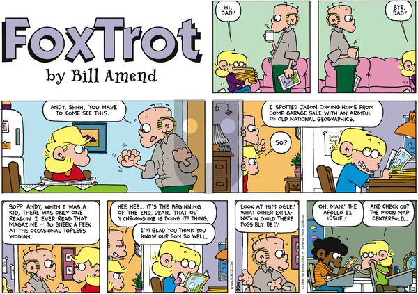 FoxTrot on Sunday March 1, 1998 Comic Strip