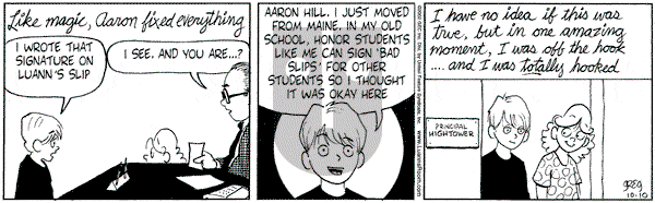 Luann on Thursday October 10, 2002 Comic Strip