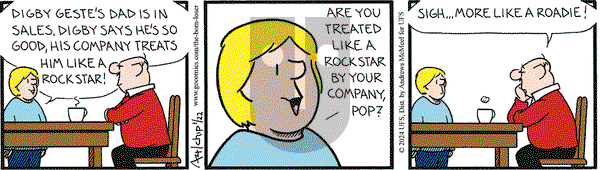 The Born Loser on Monday January 22, 2024 Comic Strip