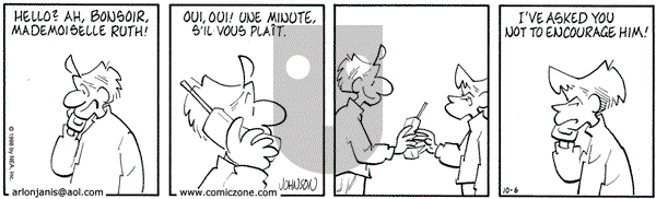 Arlo and Janis on Tuesday October 6, 1998 Comic Strip