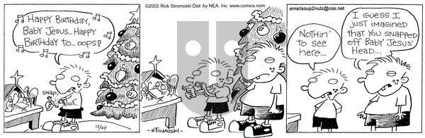 Soup to Nutz - Old on Tuesday December 24, 2002 Comic Strip