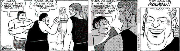 Alley Oop on Tuesday August 2, 2005 Comic Strip