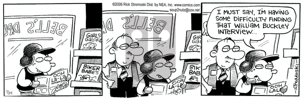 Soup to Nutz - Old on Tuesday January 24, 2006 Comic Strip