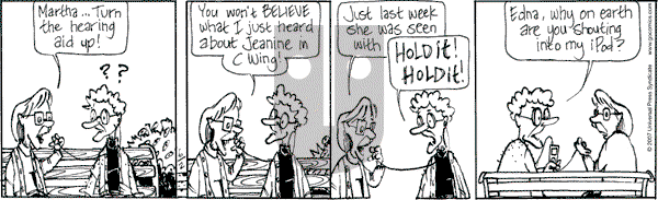 The Elderberries - Saturday June 2, 2007 Comic Strip