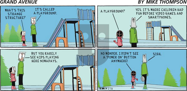 Grand Avenue - Sunday February 18, 2024 Comic Strip