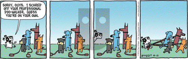 Pooch Cafe on Monday October 13, 2014 Comic Strip