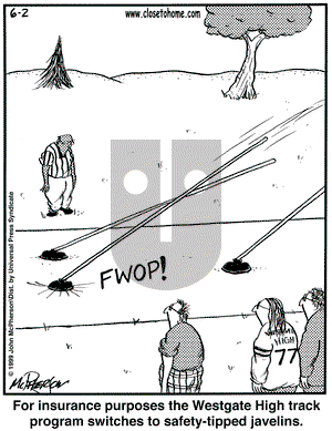 Close to Home on Wednesday June 2, 1999 Comic Strip