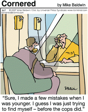 Cornered on Thursday June 7, 2007 Comic Strip