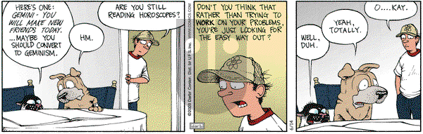 Get Fuzzy on Saturday June 14, 2003 Comic Strip