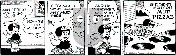 Nancy on Tuesday July 23, 1996 Comic Strip
