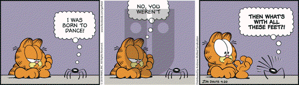 Garfield on Saturday April 20, 2019 Comic Strip