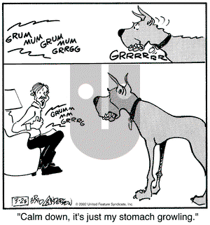 Marmaduke on Saturday March 23, 2002 Comic Strip