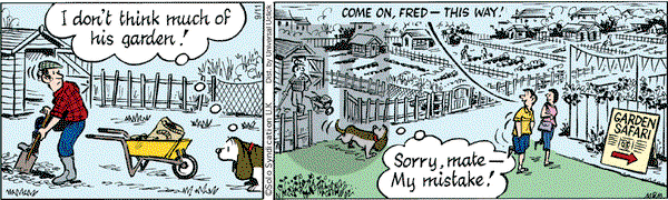 Fred Basset on Friday September 11, 2015 Comic Strip