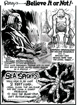 Ripley's Believe It or Not on Wednesday October 11, 2006 Comic Strip