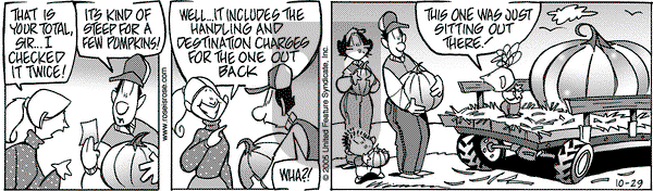 Rose is Rose on Saturday October 29, 2005 Comic Strip